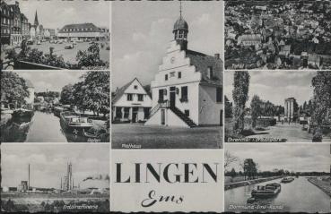 Lingen 49808 Hafen, Rathaus u.a.