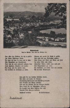 Rudolstadt 07407, Nach der Melodie: von allen den Mädchen usw.