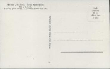 Preview: Schmalkaden 98596 Kl. Inselberg, Hotel Grenzwiese
