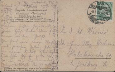 Preview: Lichtenhain 98744 Bergbahn i. ob. Schwarzatal (1925)