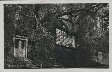 Weimar 99423 Goethes Gartenhaus (1937)