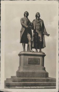 Weimar 99423 Goethe-Schiller Denkmal (1943)