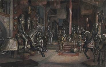 Eisenach 99817 die Wartburg, die Rüstkammer