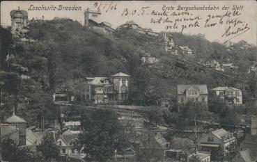 Dresden-Loschwitz  Bergschwebebahn (1906)