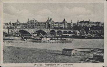 Dresden Albertbrücke m. Jägerkaserne