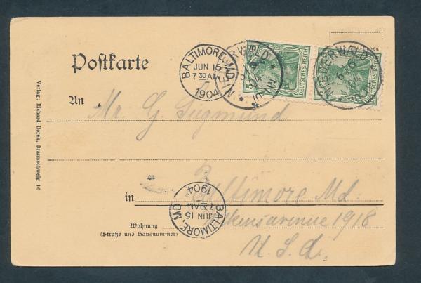 Niederwald Denkmal,  Rüdesheim am Rhein  1904