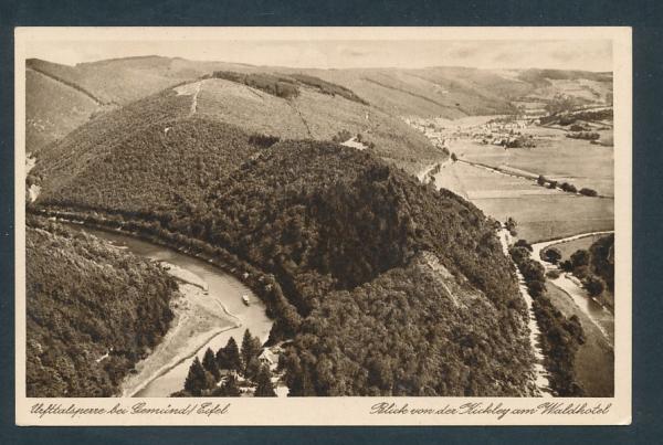 Urfttalsperre bei Gemünd/Eifel,Blick von der Kickley am Waldhotel