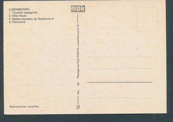 Ville Haute, Statue èquestre de Guillaume II- Luxemburg