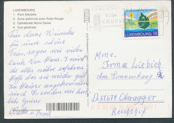 Vue generale- Chathedrale Notre Dame- Luxemburg