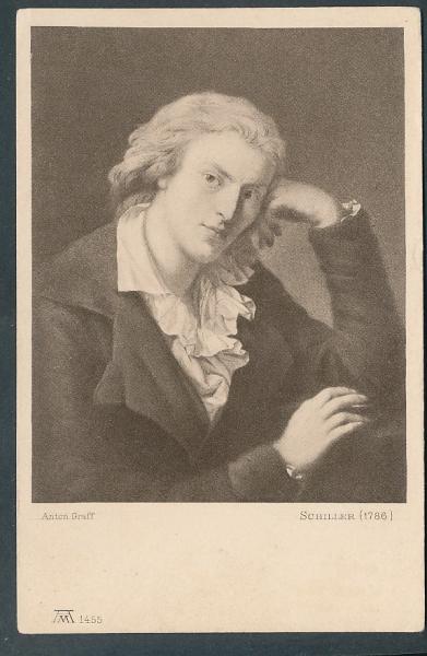 Kunstkarte Anton Graff / Friedrich von Schiller