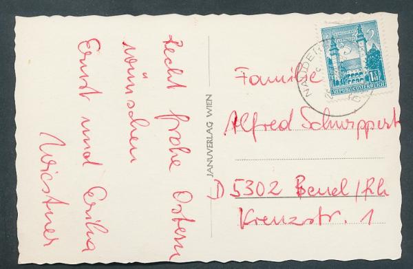 Frohe Ostern - Grußkarte