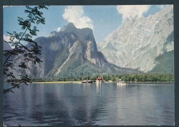 Königssee mit St. Bartholomä und Watzmann - Ostwand 83471