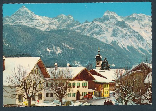 Sebastianskirche Karwendelgebirge Krün 82494 in Obb.