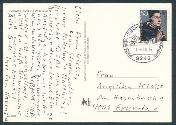 Luftbild von Bischofswiesen mit Watzmann 83483