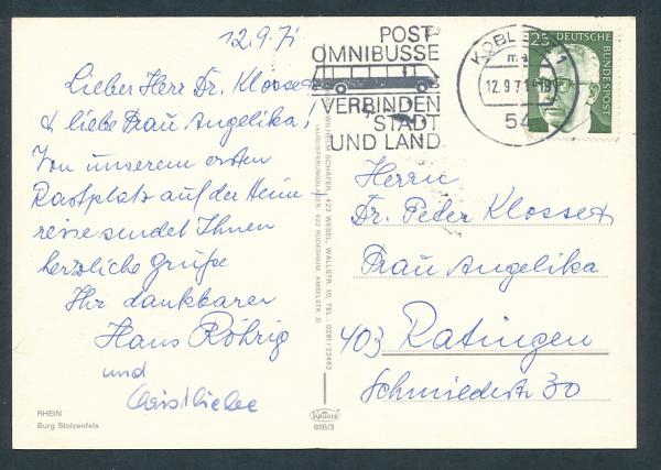 Burg Stolzenfels bei Koblenz 56075