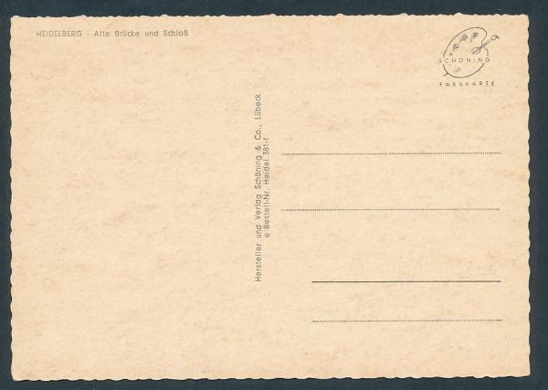Alte Brücke - Schloß Heidelberg 69115
