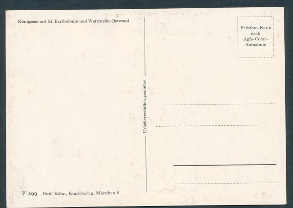 Königssee mit St. Bartholomä und Watzmann - Ostwand 83471