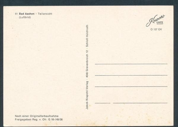 Luftbild von Bad Aachen 52080