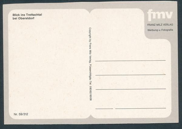 Blick ins Trettachtal bei Oberstdorf 87561