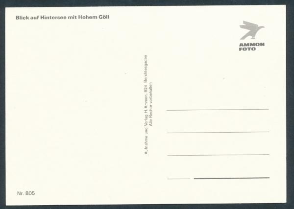 Blick auf Hintersee mit Hohem Göll 83486