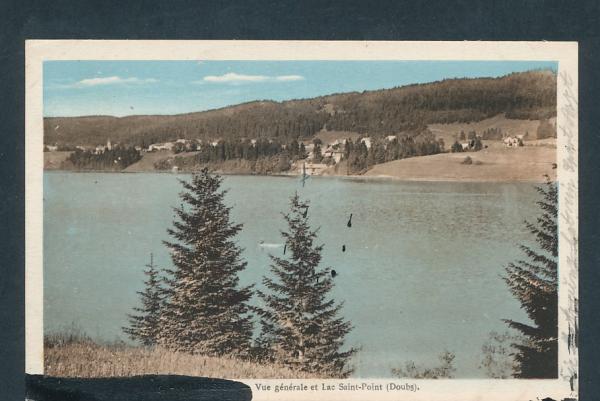 Vue gènèrale et Lac Saint-Point (Doubs)