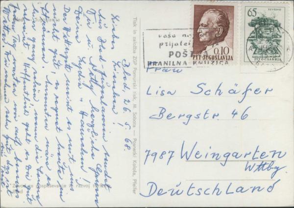 AK  Blad - Slowenien  (1968)