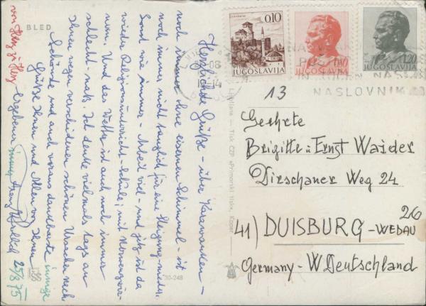 AK  Bled - Slowenien  (1975)