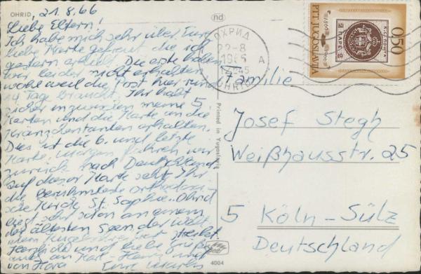 AK  Ohrid - Mazedonien  (1966)