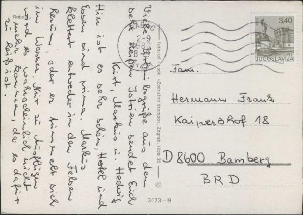 AK  Rabac - Istrien  / Kroatien  (1980)