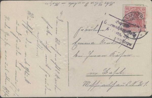 Präge-AK  "Viel Glück im Neuen Jahre"