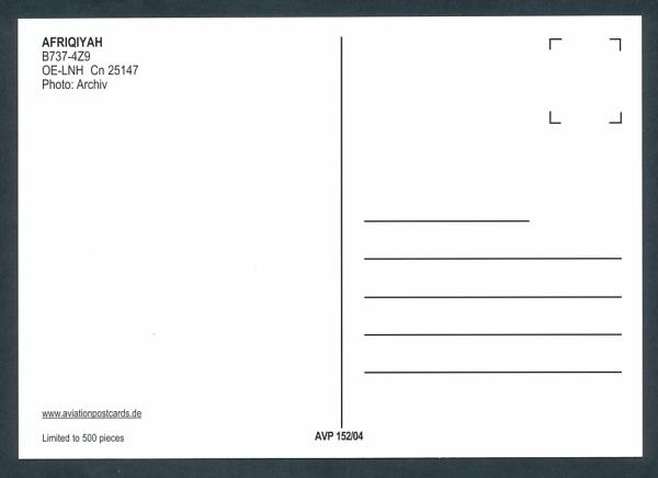 AFRIQIYAH, B737-4Z9