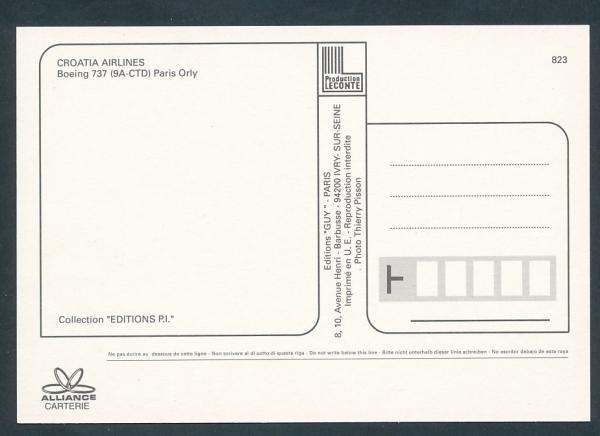 CROATIA AIRLINES, nBoeing 737