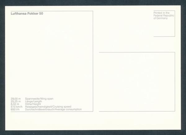 Lufthansa, Fokker 50
