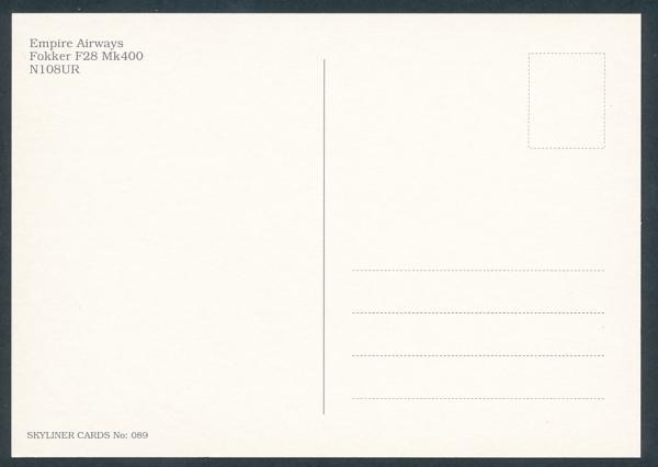 Empire Airways, Fokker F28 Mk400