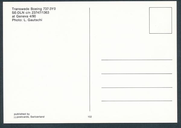 TRANSWEDE, Boeing 737-3Y0
