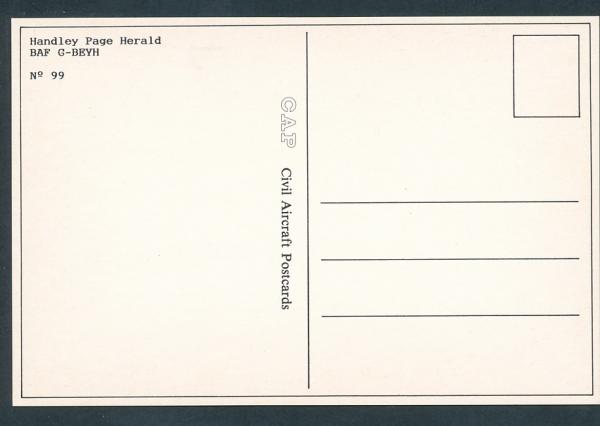 BAF, Handley Page Herald, G-BEYH