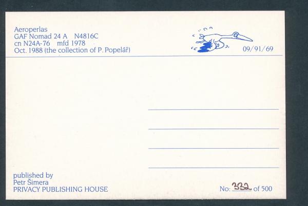 AEROPERLAS, GAF Nomad 24 A