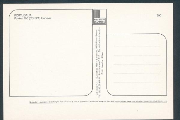 PORTUGALIA, Fokker 100