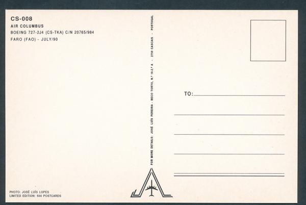 AIR COLUMBUS, Boeing 727-2J4