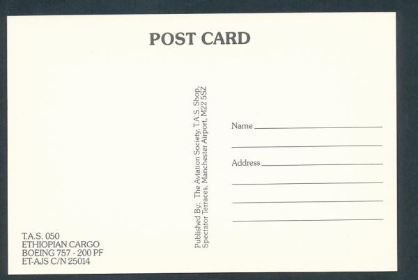 ETHIOPIAN CARGO, T.A.S. 050
