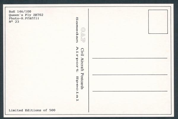 QUEEN#S FLY, BaE 146/100