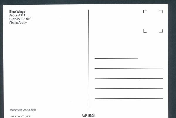 BLUE EINGS, Airbus A321