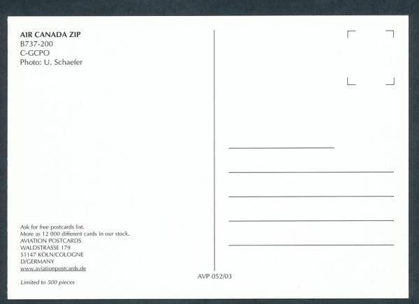 AIR CANADA ZIP, B737-200,