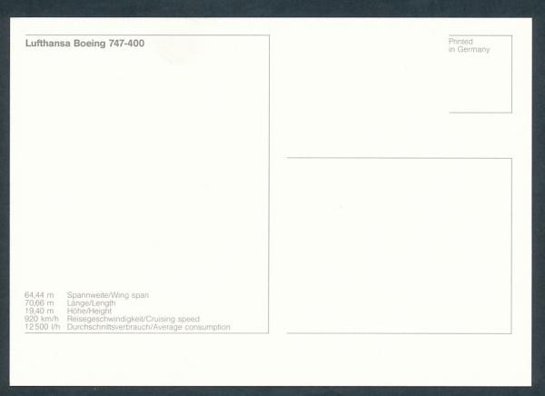 LUFTHANSA, Boeing 747-400,