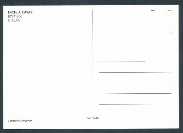 EXCEL AIRWAYS, B737-800,