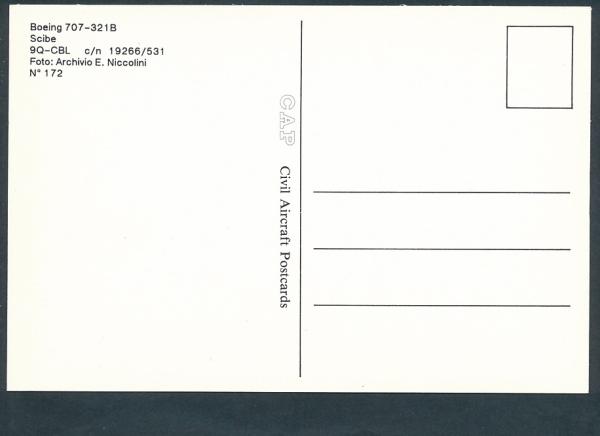 SCIBE, Boeing 707-321B,