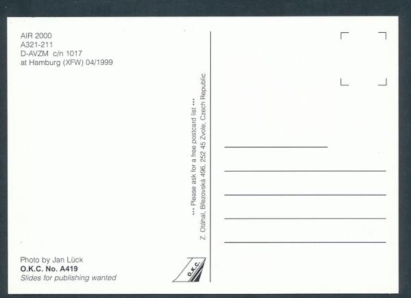 AIR 2000, A321-211,