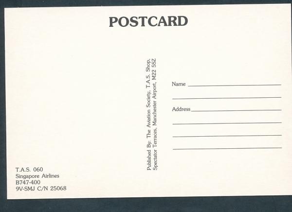 SINGAPORE AIRLINES, B747-400,