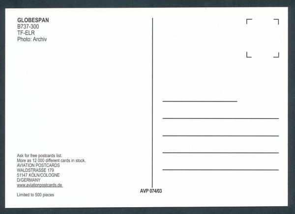 GLOBESPAN, B737-300,