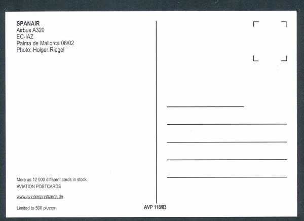 SPANAIR, Airbus A320,